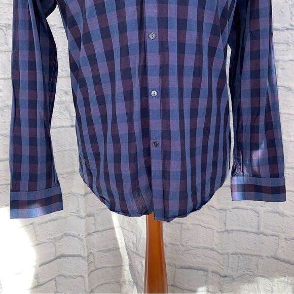 Calvin Klein bodyfit button down dress shirt sz lg - Picture 2 of 10